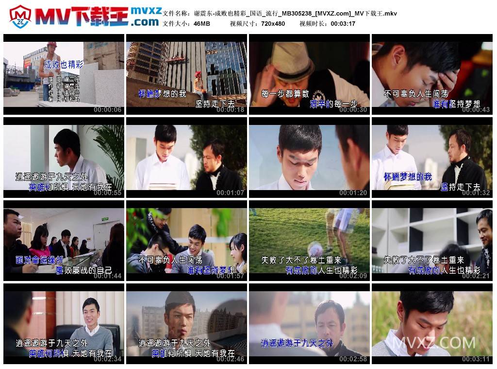 谢震东-成败也精彩_国语_流行_MB305238